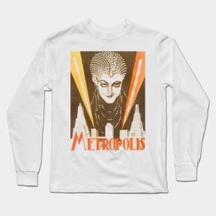 Metropolis / Cult Sci Fi Film Long Sleeve T-Shirt